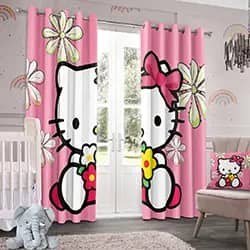 پرده پانچ مخمل چاپی کودک / نوجوان