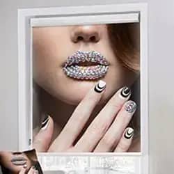 پرده شید چاپی چهره / نقاشی