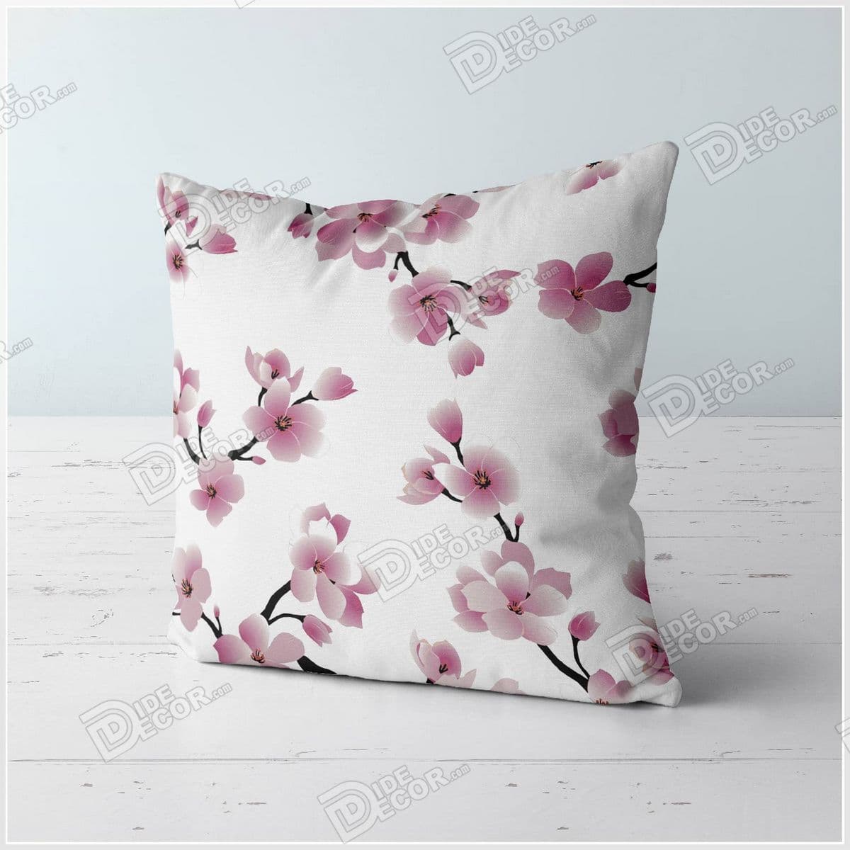 کوسن گلدار شکوفه صورتی گیلاس ZFP-15