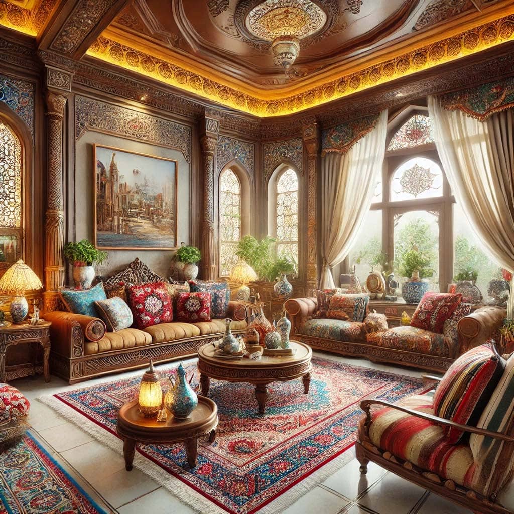 دکوراسیون منزل ایرانی جدید و شیک