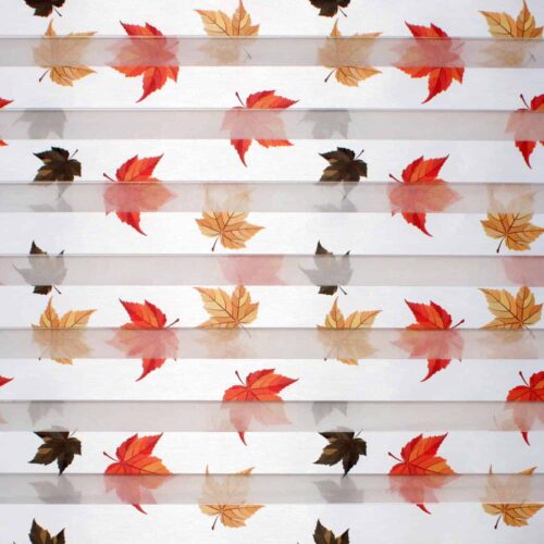 پرده زبرا گلدار کد H-132-1