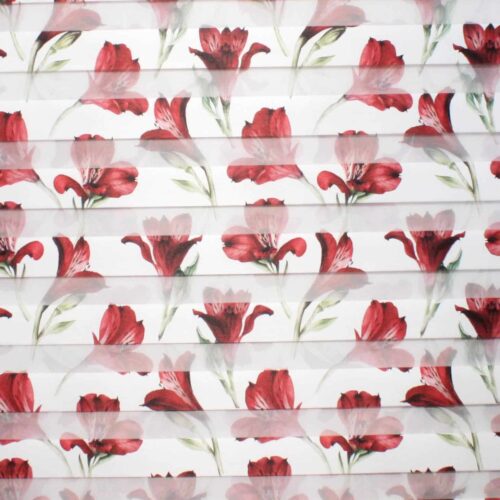 پرده زبرا گلدار کد H-142-5