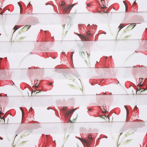 پرده زبرا گلدار کد H-142-4