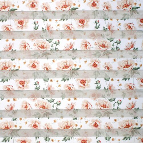 پرده زبرا گلدار کد H-145-2