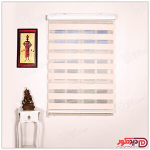 پرده زبرا ترک مدل پلیسه دار کد S-425-7