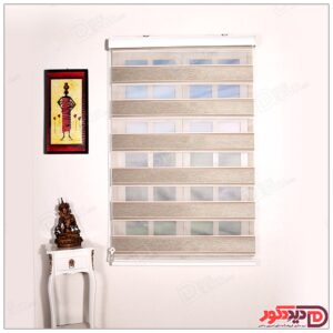 پرده زبرا ترک مدل پلیسه دار کد SN-719-11