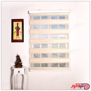 پرده زبرا ترک مدل پلیسه دار کد SN-719-3