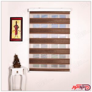 پرده زبرا ترک مدل پلیسه دار کد SN-719-5