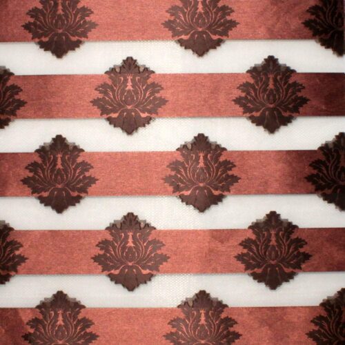 پرده زبرا گلدار کد JL-326-10 -2