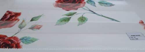 پرده زبرا چاپی گلدار  کد H-140 -1