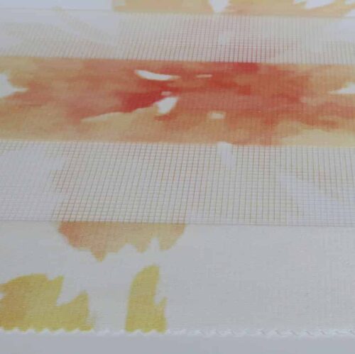 پرده زبرا گلدار کد H-157-1