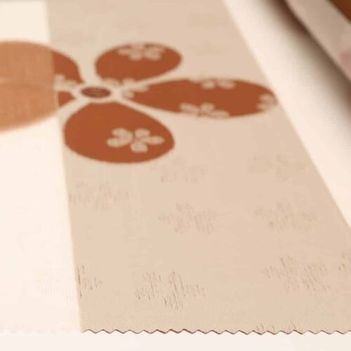 پرده زبرا گلدار کد SN-2121-17-1