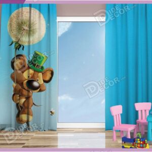 پرده پانچ کودک کد K-85 با زمینه رنگ آبی بوده و این مدل شامل نقاشی یک خرس کوچک بوده که با یک قاصدک در حال پرواز است