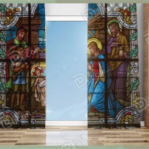 پرده پانچ کد P-56 نقاسی مسیح کلیسا