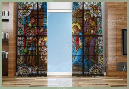 پرده پانچ کد P-56 نقاسی مسیح کلیسا پرده پانچ کد P-56 نقاسی مسیح کلیسا