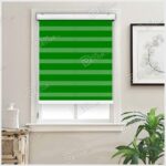 پرده زبرا چاپی رنگ سبز Green ZCO-99
