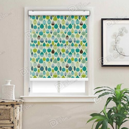 پرده زبرا طرح برگ سبز و قهوه ای کد ZMP-43 پرده زبرا طرح برگ سبز و قهوه ای کد ZMP-43