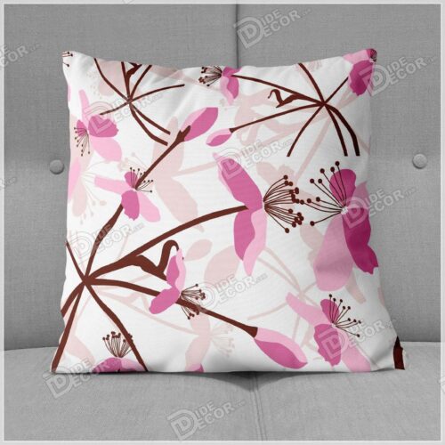 کوسن گل رنگ صورتی و سرخابی ZFP-27