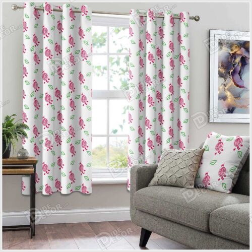 پرده پانچ گل انار PFP-35