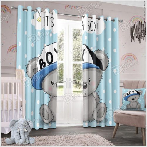 پرده پانچی اتاق کودک کد PKP-17 پسرانه فوق با طرح کارتونی کوالا به رنگ آبی بوده و برای اتاق خواب پسربچه و نوزاد مناسب پرده پانچی اتاق کودک کد PKP-17 پسرانه فوق با طرح کارتونی کوالا به رنگ آبی بوده و برای اتاق خواب پسربچه و نوزاد مناسب