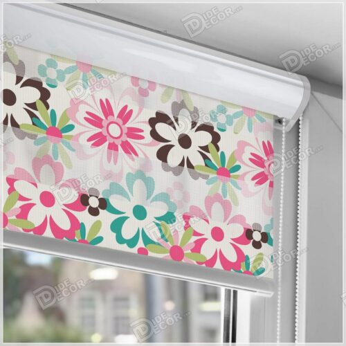 پرده زبرا گلدار رنگ سبز و قهوه ای مشکی و سرخابی ZFP-24 پرده زبرا گلدار رنگ سبز و قهوه ای مشکی و سرخابی ZFP-24