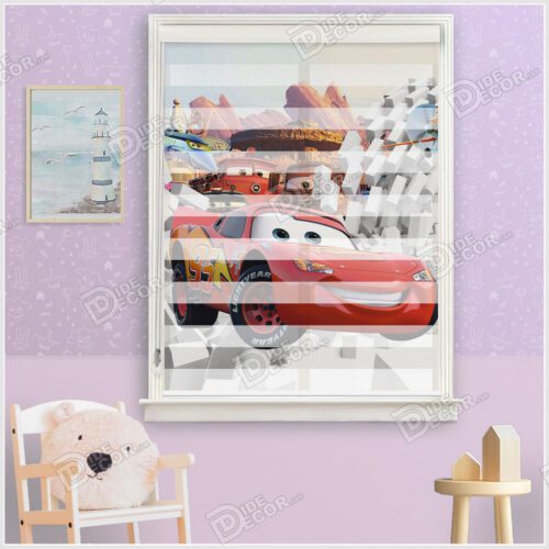 پرده زبرا کودک پسرانه ZKP-18 تصویری با کارتون ماشین مسابقه ای قرمز لایتنینگ مک کوئین ( Lightning McQueen ) در انیمیشن ماشین ها پرده زبرا کودک پسرانه ZKP-18 تصویری با کارتون ماشین مسابقه ای قرمز لایتنینگ مک کوئین ( Lightning McQueen ) در انیمیشن ماشین ها