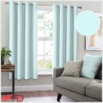 پرده پانچ تک رنگ کد PCO-109 رنگ آبی آسمانی آبی فیروزه ای روشن Light Cyan