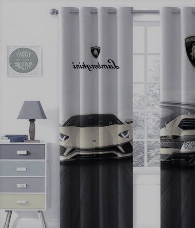 مدل جدید پرده پانچ اتاق پسرانه