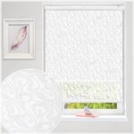 پرده شب و روز راشل طرح موج و خطوط نا مرتب رنگ سفید کد 01-3513 white shade blinds