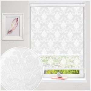 پرده شب و روز راشل سفید رنگ کد 01-3523 white shades blinds