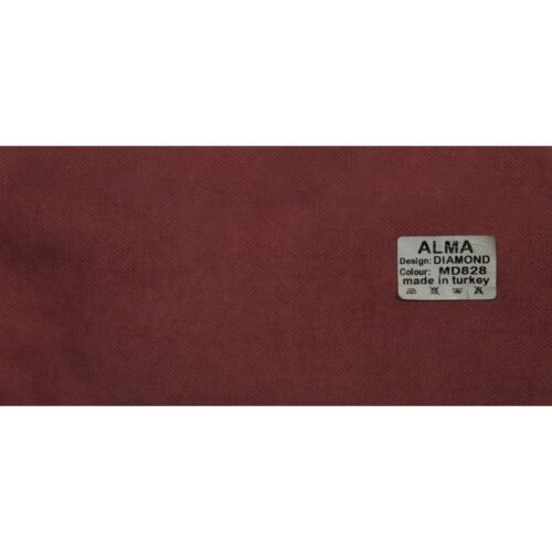 پارچه قرمز تیره پرده پانچ کتان کد MD-828