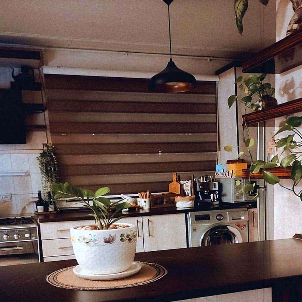 پرده زبرا طرح چوب