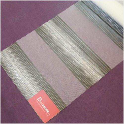 پرده زبرا قهوهای دودی کد B-2010-04-B