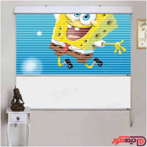 پرده زبرا دومکانیزه باب اسفنجی کد KZD-010-B پرده زبرا دومکانیزه باب اسفنجی کد KZD-010-B