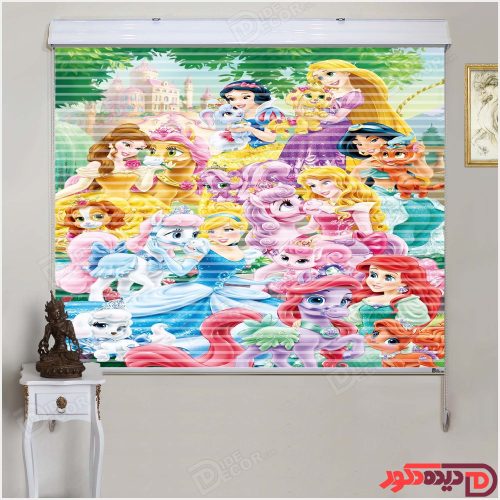 پرده زبرا دومکانیزم کارتون پرنسس های دیزنی سفید برفی سیندرلا آرورا کد KZD-016 پرده زبرا دومکانیزم کارتون پرنسس های دیزنی سفید برفی سیندرلا آرورا کد KZD-016