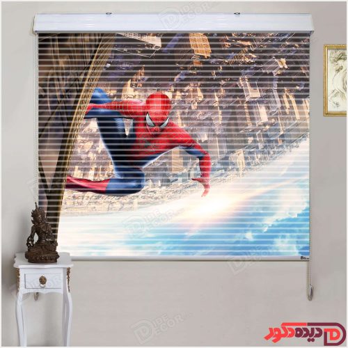 پرده زبرا دو مکانیزم کارتون مرد عنکبوتی کد KZD-018-A پرده زبرا دو مکانیزم کارتون مرد عنکبوتی کد KZD-018-A