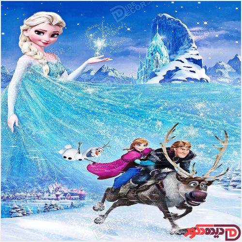 کارتون آنا و السا انیمیشن یخ زده کد KZD-021-C