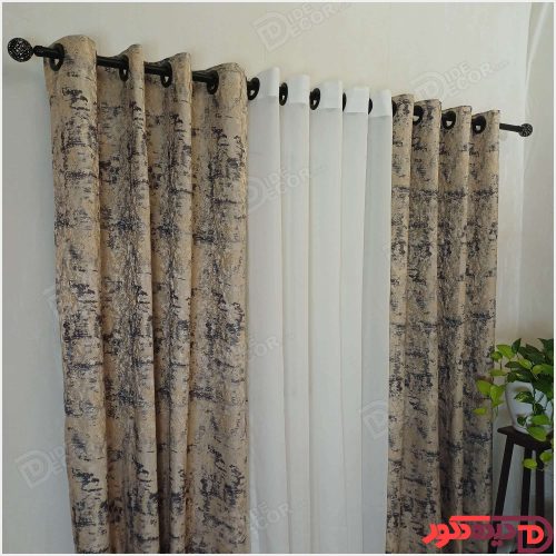 پرده پانچ طرح دار - طرح ونوس