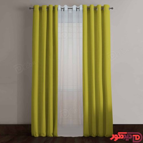 پرده پانچ سبز مایل به زرد کد 263203