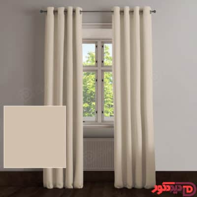 پرده پانچ کرم روشن کد 4305 65028