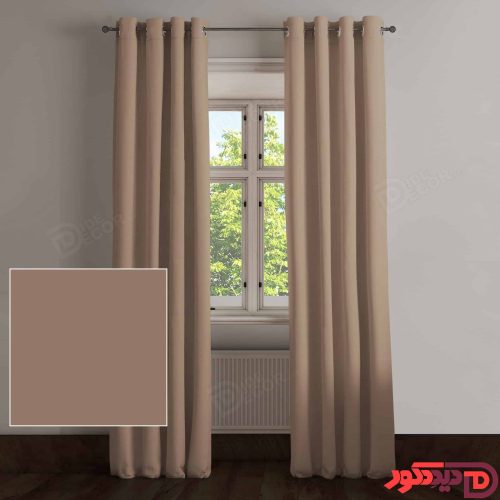 پرده پانچ کتان رنگ نسکافه ای تیره 4606 کد 65224 پرده پانچ کتان رنگ نسکافه ای تیره 4606 کد 65224
