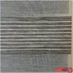 پرده زبرا ساده طوسی لمه نقره ای کد B-2026-04