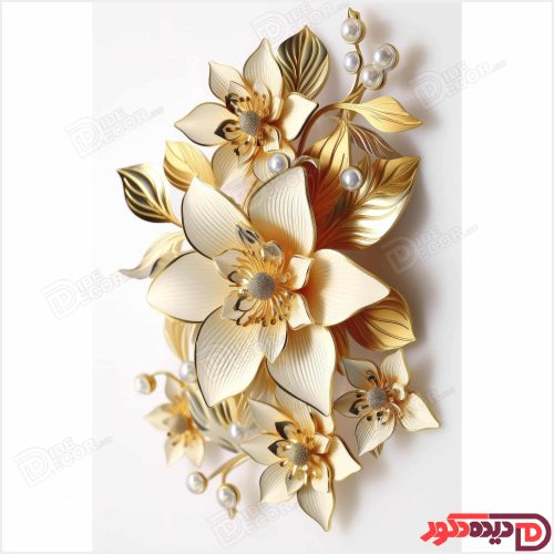 گل طلایی سه بعدی AZD-08