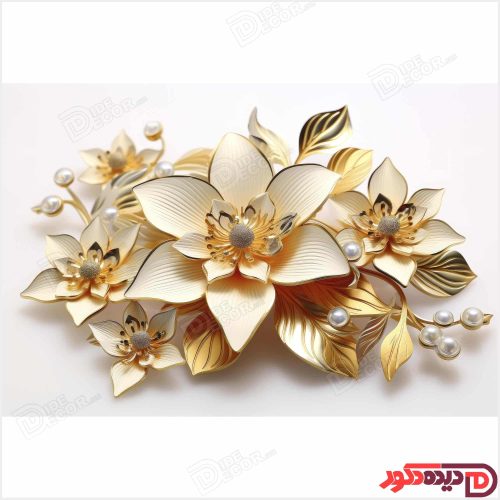 گل طلایی سه بعدی AZD-08