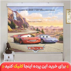 پرده زبرا دومکانیزم کارتون مک کویین کد KZD-002