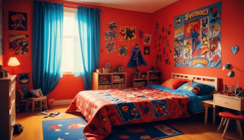 مدل پرده پانچ اتاق پسرانه