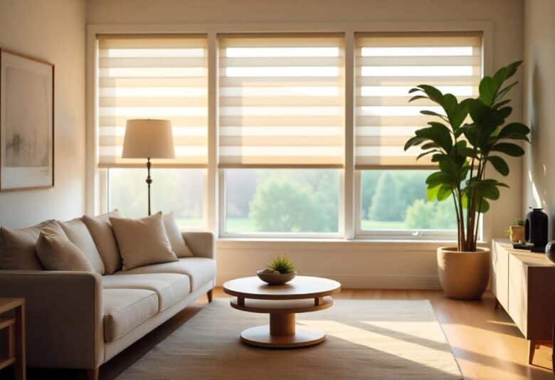 پرده زبرا سالن پذیرایی