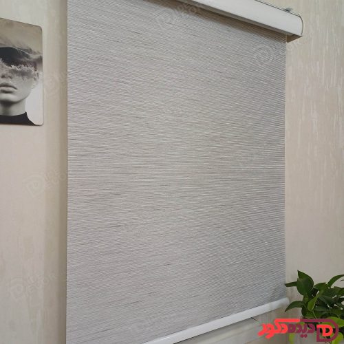 پرده شید طوسی روشن کد B-1017-105