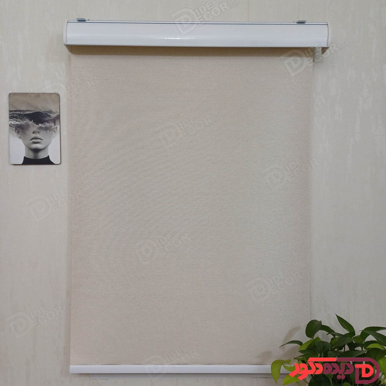 پرده شید کرم روشن کد B-1018-102