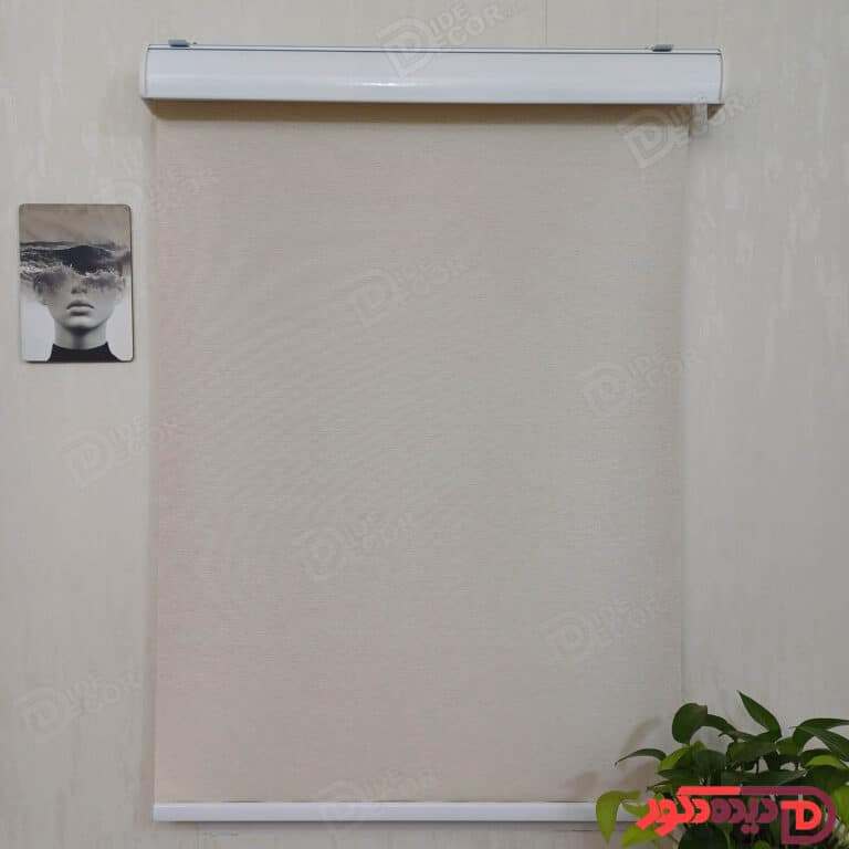 پرده شید کرم روشن کد B-1018-102